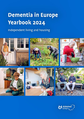 Dementia in Europe Yearbook 2024 cover